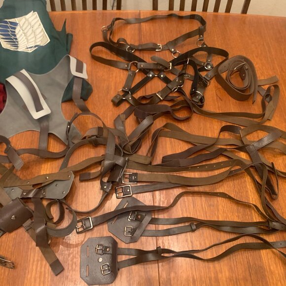 Deluxe Mikasa Ackerman Attack on Titan Cosplay Costume Halloween, XL - Picture 4 of 13